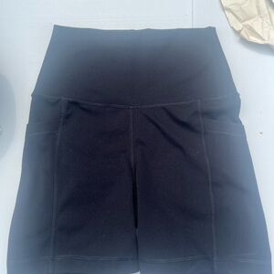 Yogalicious Black High-Waist Shorts